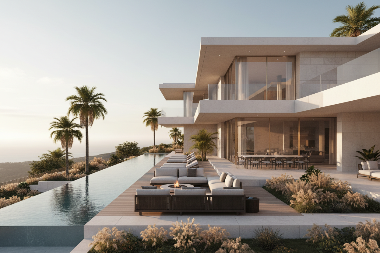 lüks villa konsep tasarım