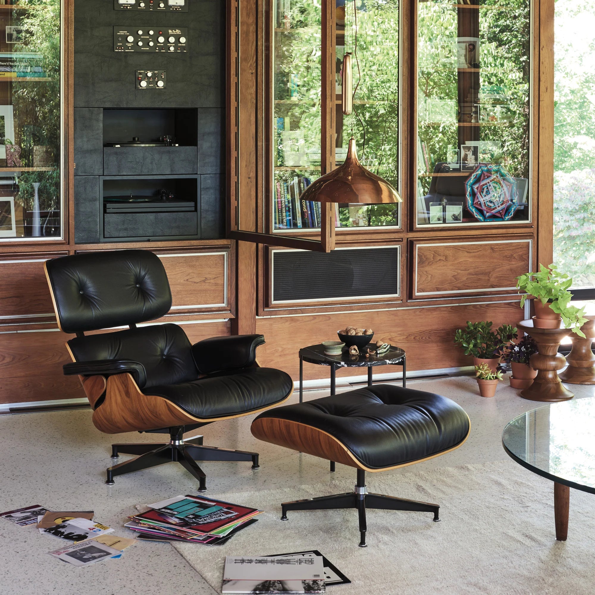 Eames Tekli Koltuk & Puf